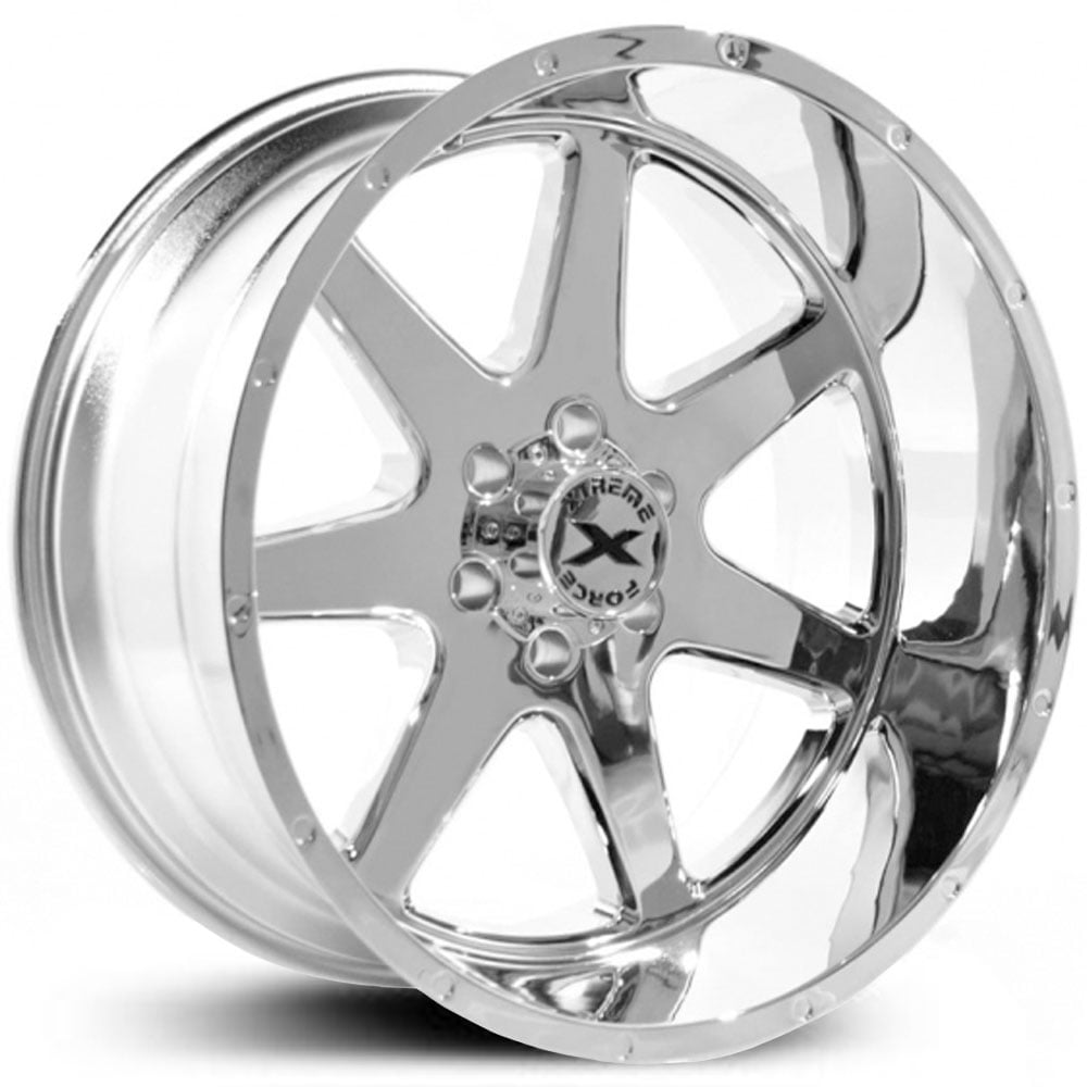 22x12 Xtreme Force XF-4 Chrome RWD