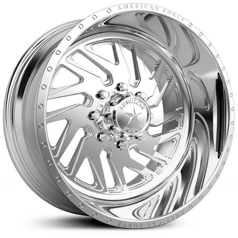 26x12 American Force Wheels Kash SS6 Mirror Finish Polish REV