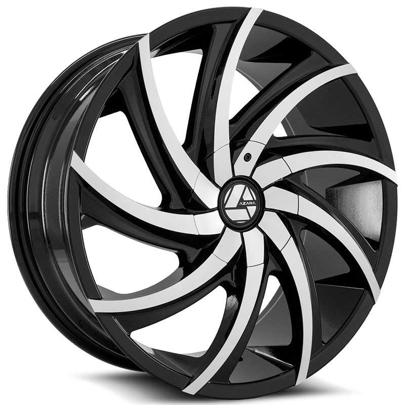 Azara Wheels AZ503  Wheels Gloss Black Machined