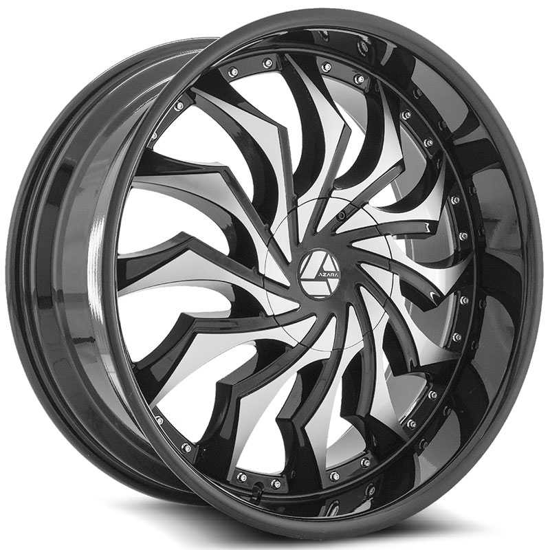 Azara Wheels AZ515 Gloss Black Machined