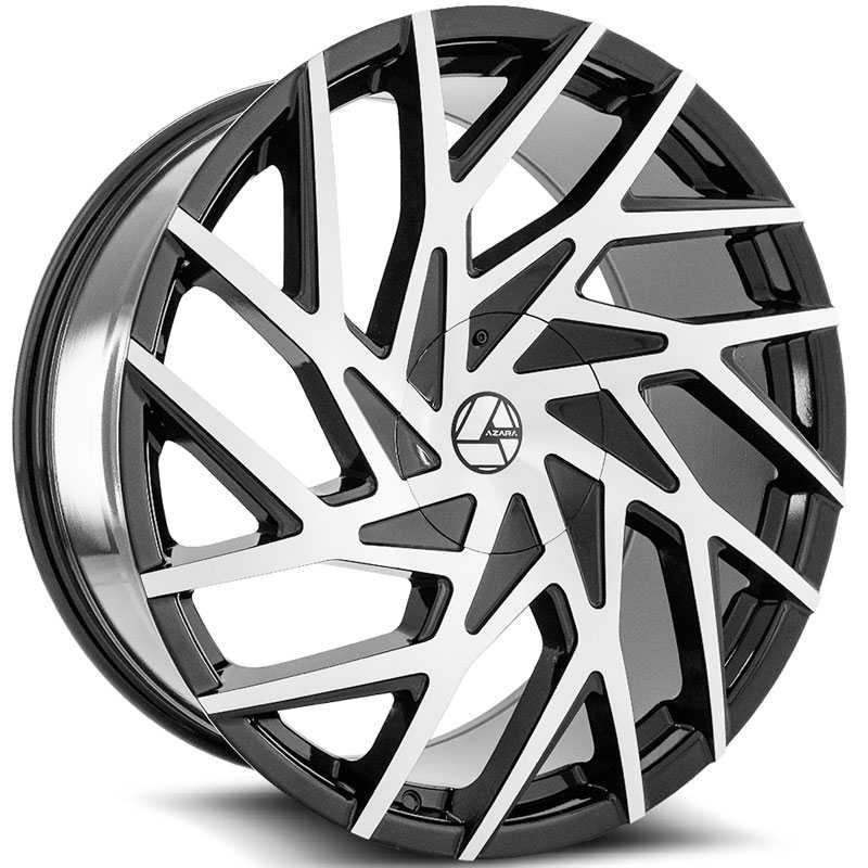 Azara Wheels AZ518 Gloss Black Machined