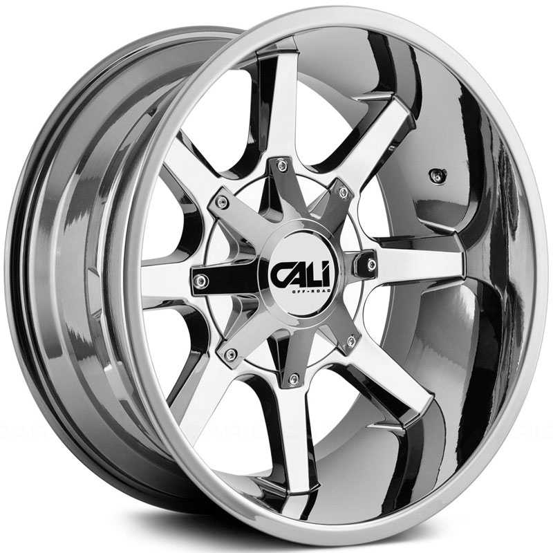 20x9 Cali Off-Road Busted 9100 Chrome RWD