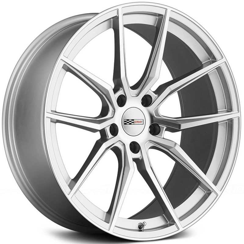 19x11 Cray Spider Silver Mirror Cut Face HPO