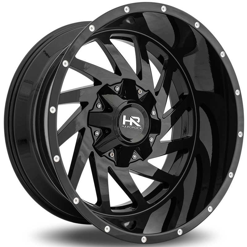 Hardrock Offroad H704 Crusher  Wheels Gloss Black