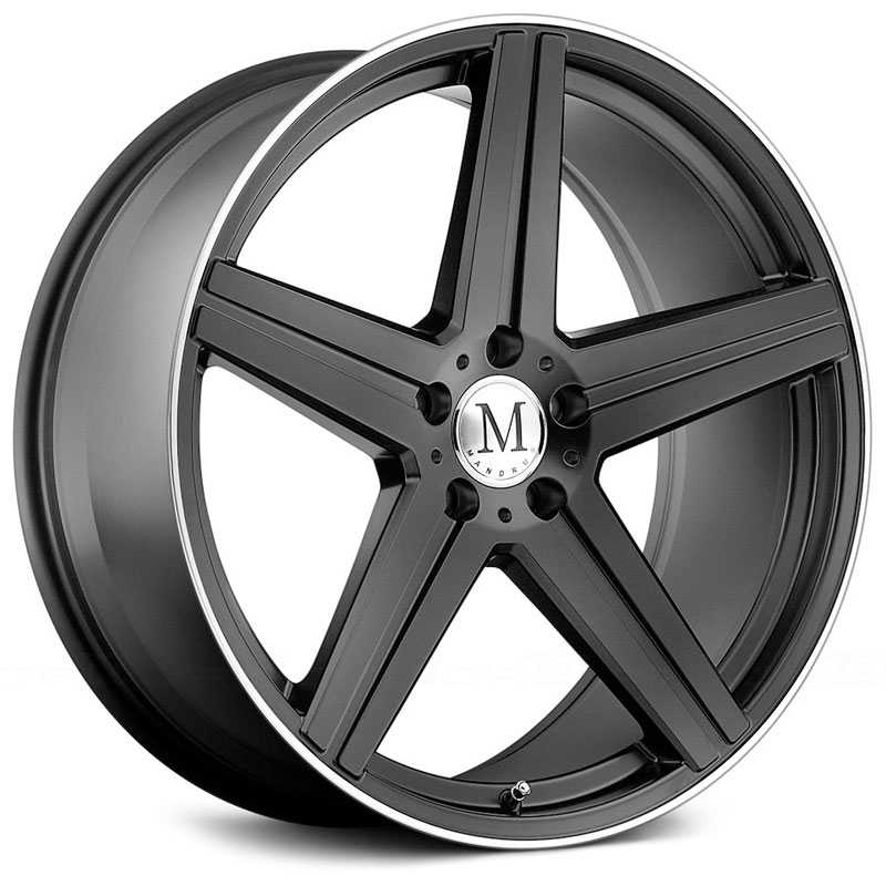 Mandrus Estrella Matte Black w/ Machine Lip Edge