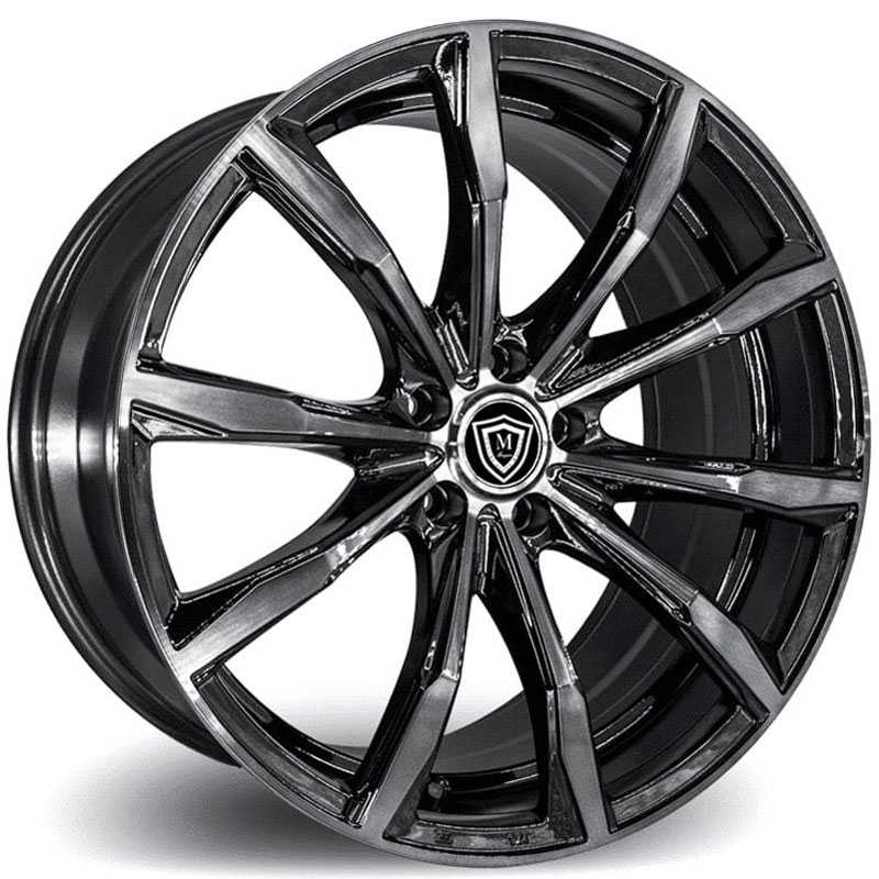 Marquee Luxury Marquee M4408 Black w/ Smoked Machined Face