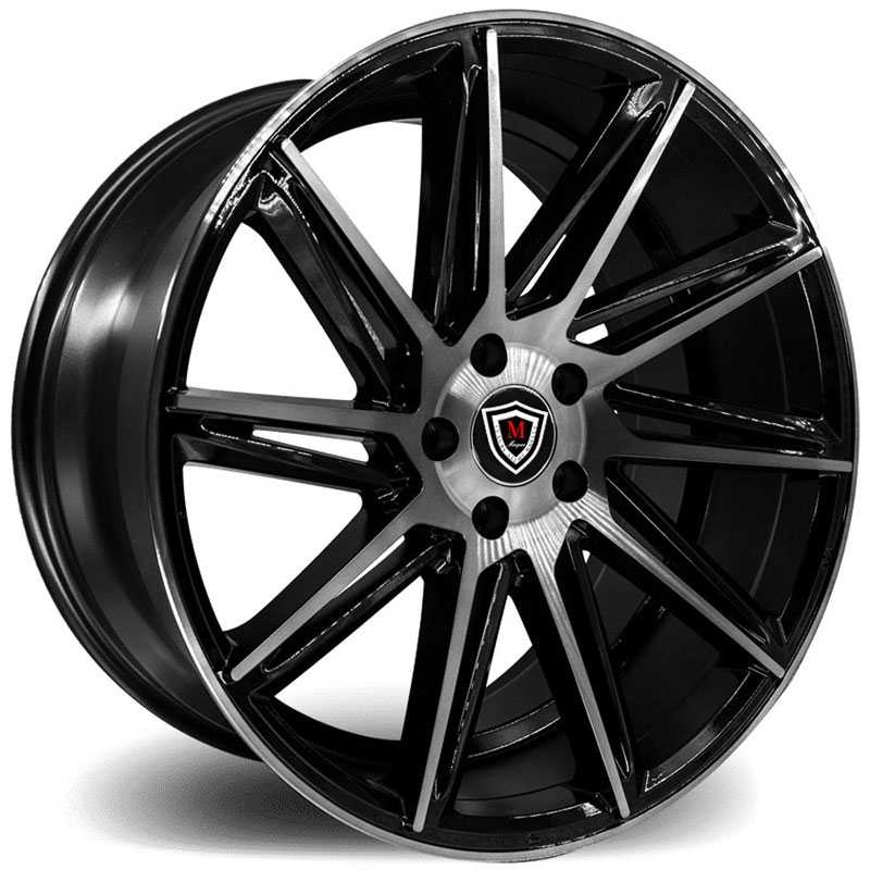 Marquee Luxury Marquee M4617  Wheels Black w/ Smoked Machined Face