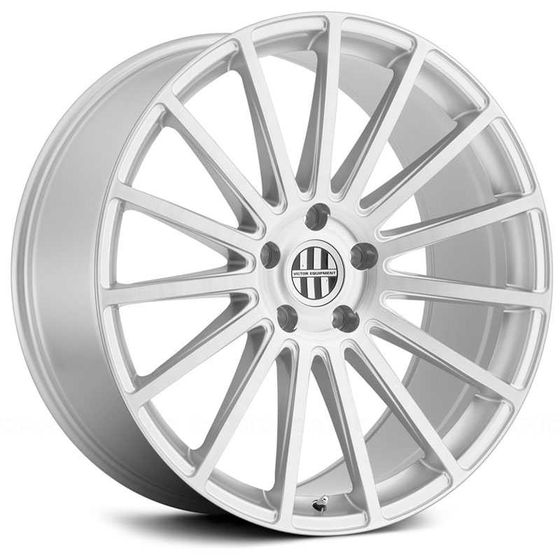 20x9 Victor Equipment Sascha Silver w/ Brushed Machine Face MID