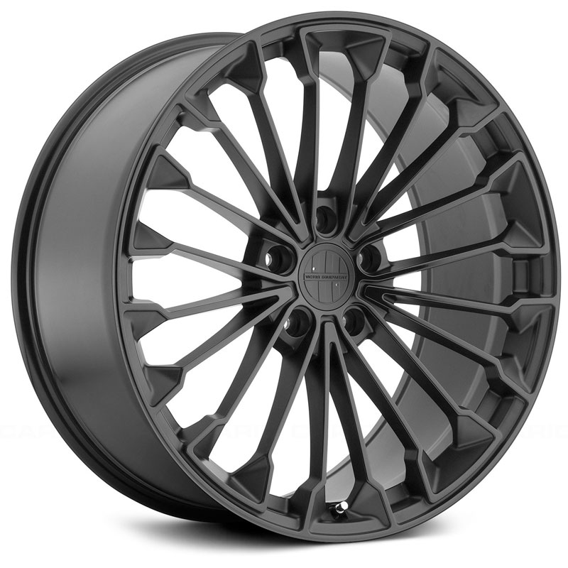 20x8.5 Victor Equipment Wurttemburg Matte Black w/ Gloss Black Face HPO