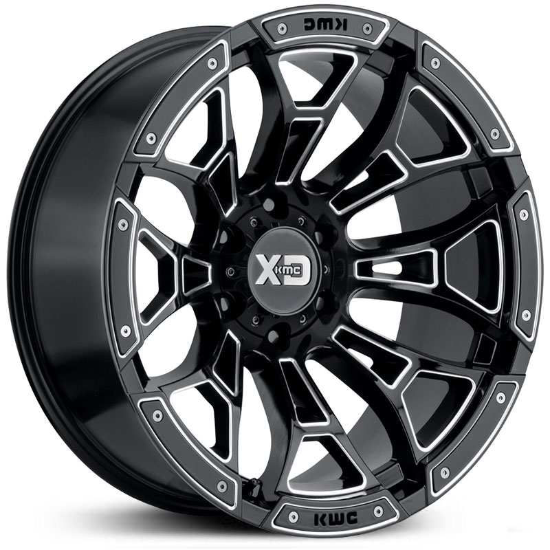 20x12 XD Series XD841 Boneyard Gloss Black Milled REV