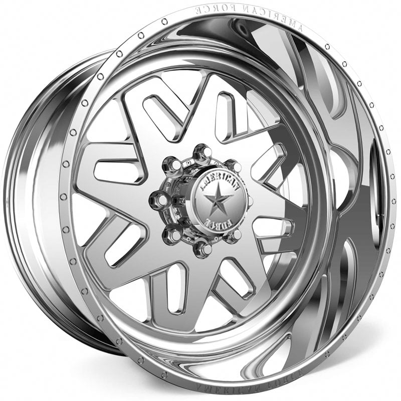 22x14 American Force Wheels H36 Beacon SS6 Polished REV