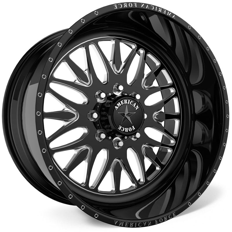 26x12 American Force Wheels H37 Locus SS8 Black REV