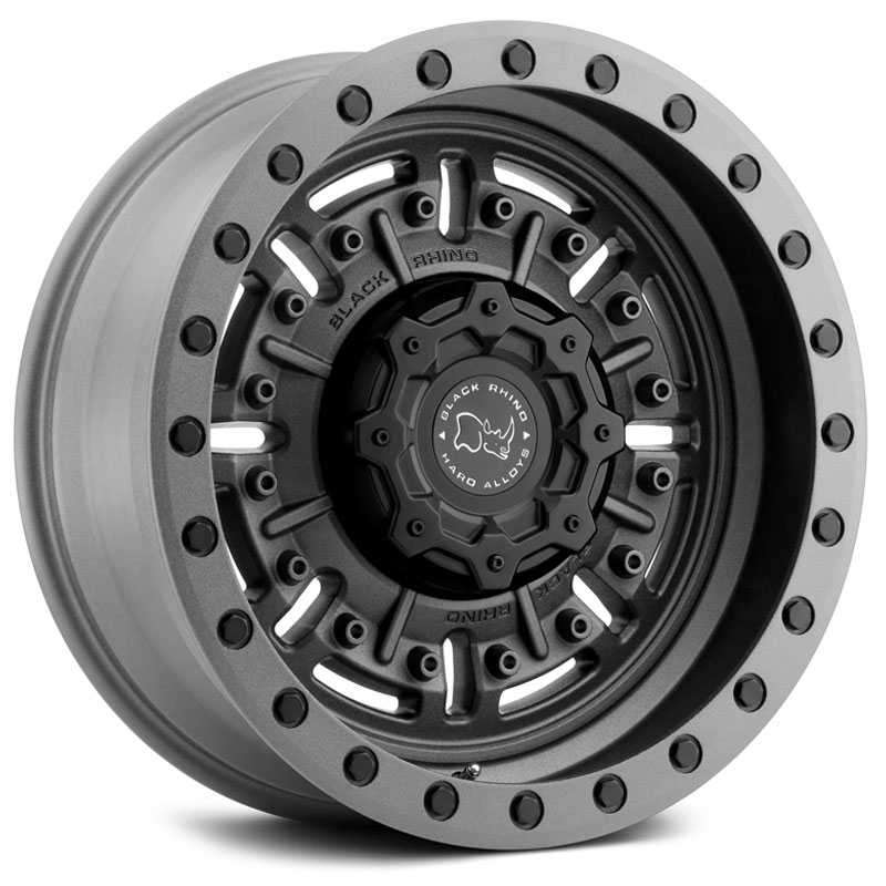 Black Rhino Abrams  Wheels Textured Matte Gunmetal