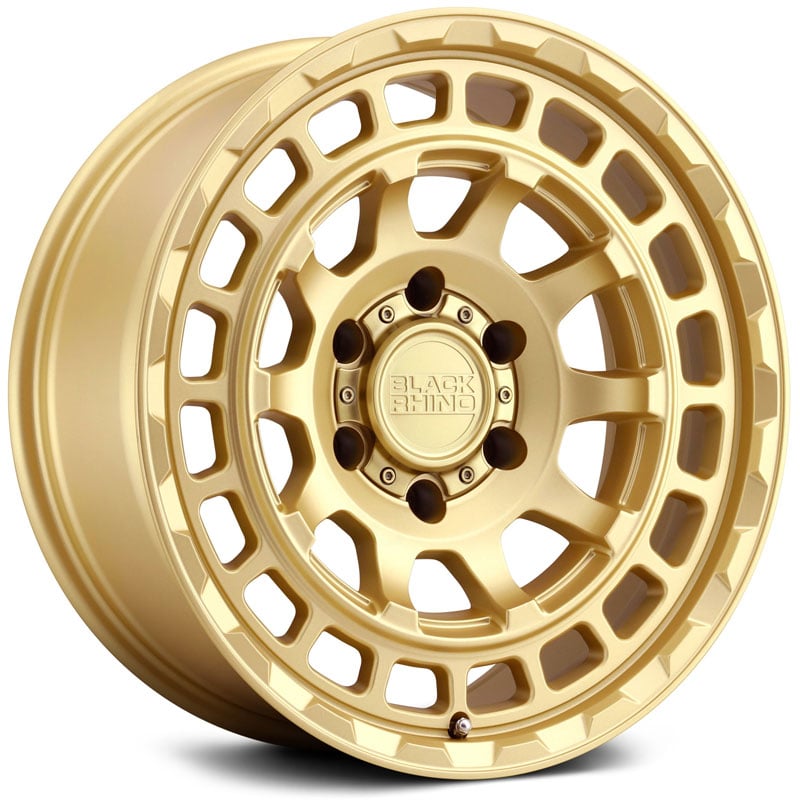 17x8.5 Black Rhino Chamber Matte Gold RWD