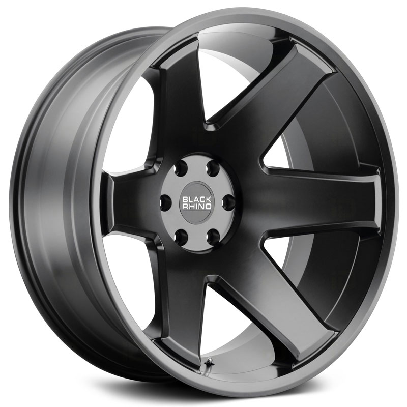 18x10 Black Rhino Raze Matte Black REV
