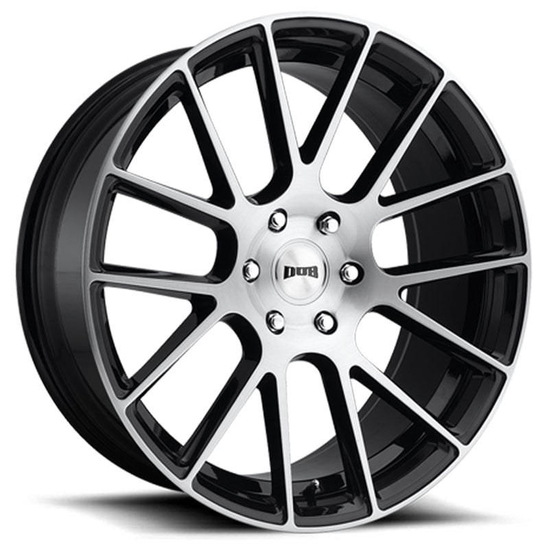 Dub S206 Luxe  Wheels Gloss Black Brushed