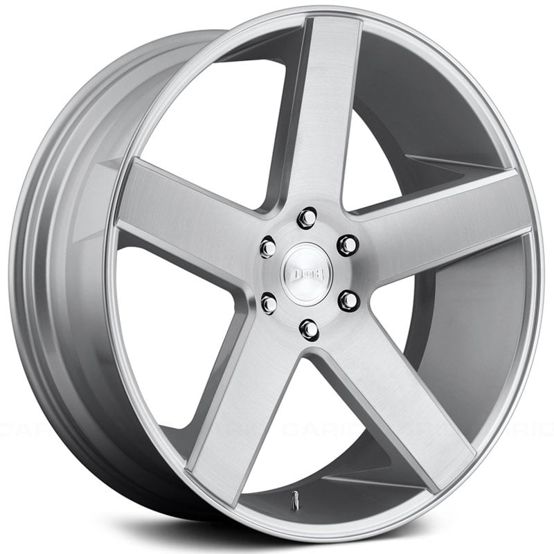 Dub S218 Baller  Wheels Silver Brushed Face