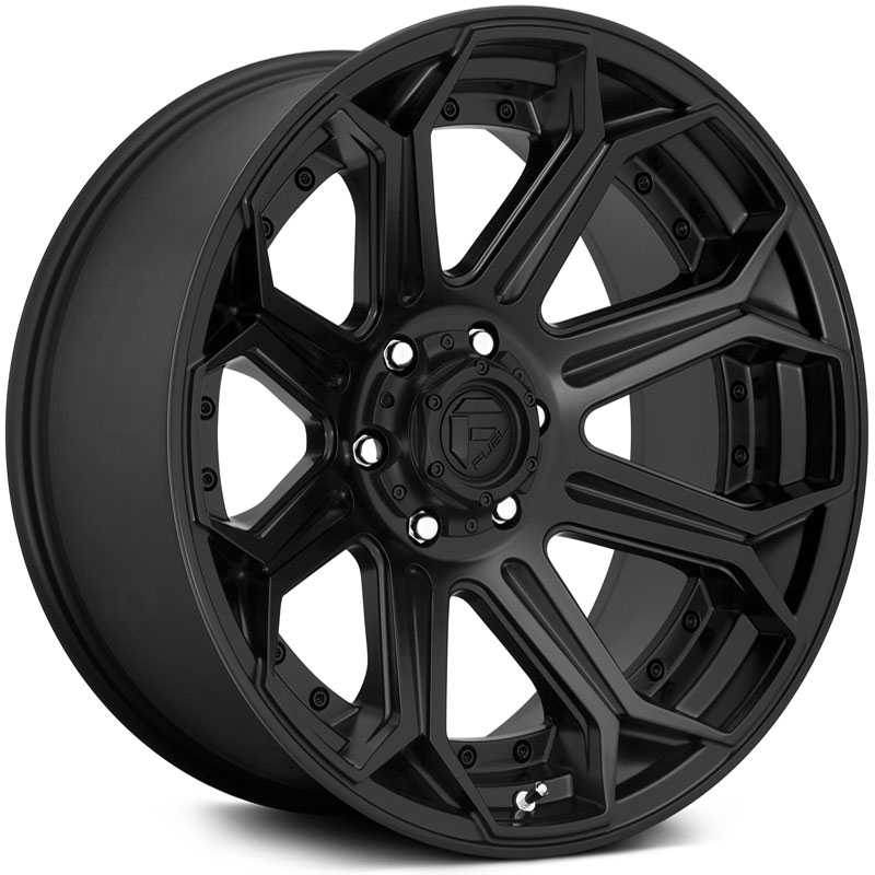 Fuel D706 Siege Platinum  Wheels Matte Black