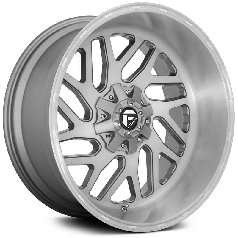 Fuel D715 Triton  Wheels Platinum Brushed Gunmetal