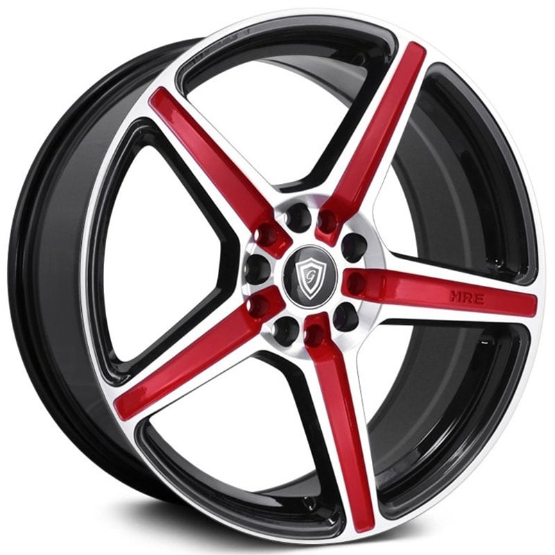 G-Line Alloys G5067 Black with Red Line