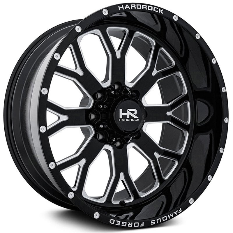 H801 Famous Forged Gloss Black Milled