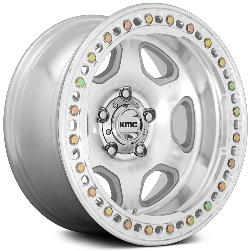 20x10 KMC KM233 Hex Machined REV Wheels and Rims