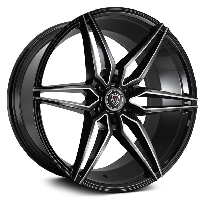 Marquee Luxury M3259A  Wheels Gloss Black Milled