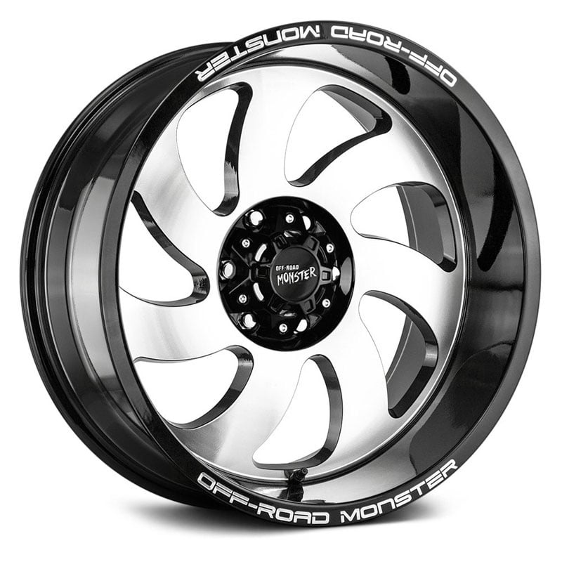 Off-Road Monster M07  Wheels Gloss Black Machined