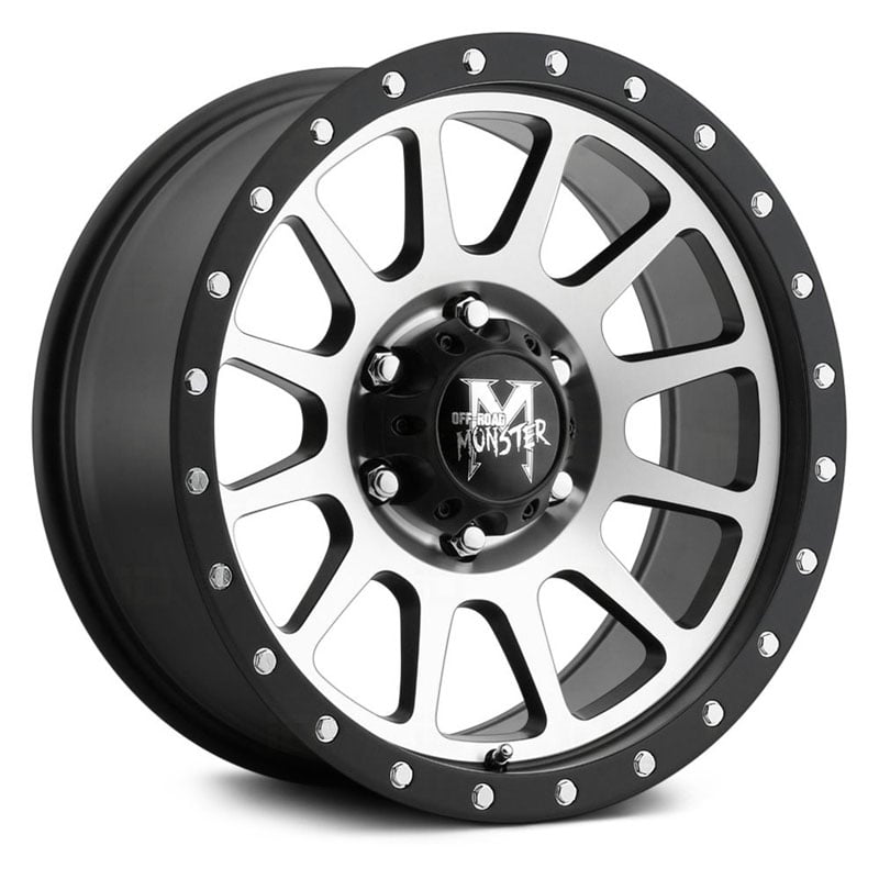 Off-Road Monster M10  Wheels Black Machined