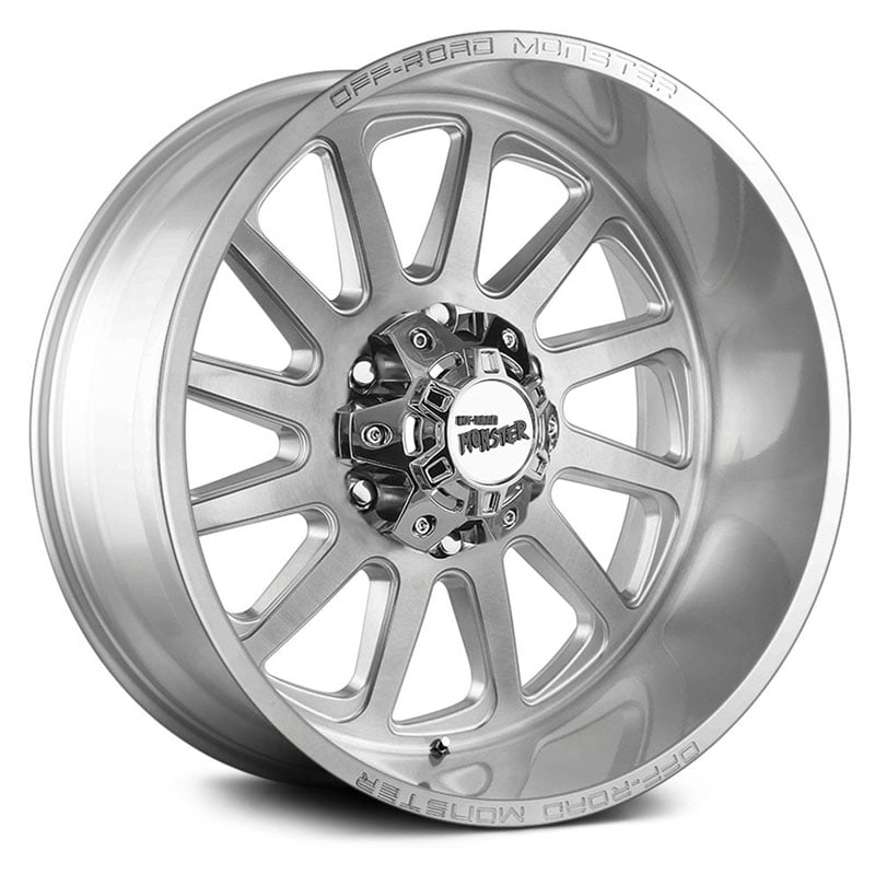 Off-Road Monster M17  Wheels Brushed Silver