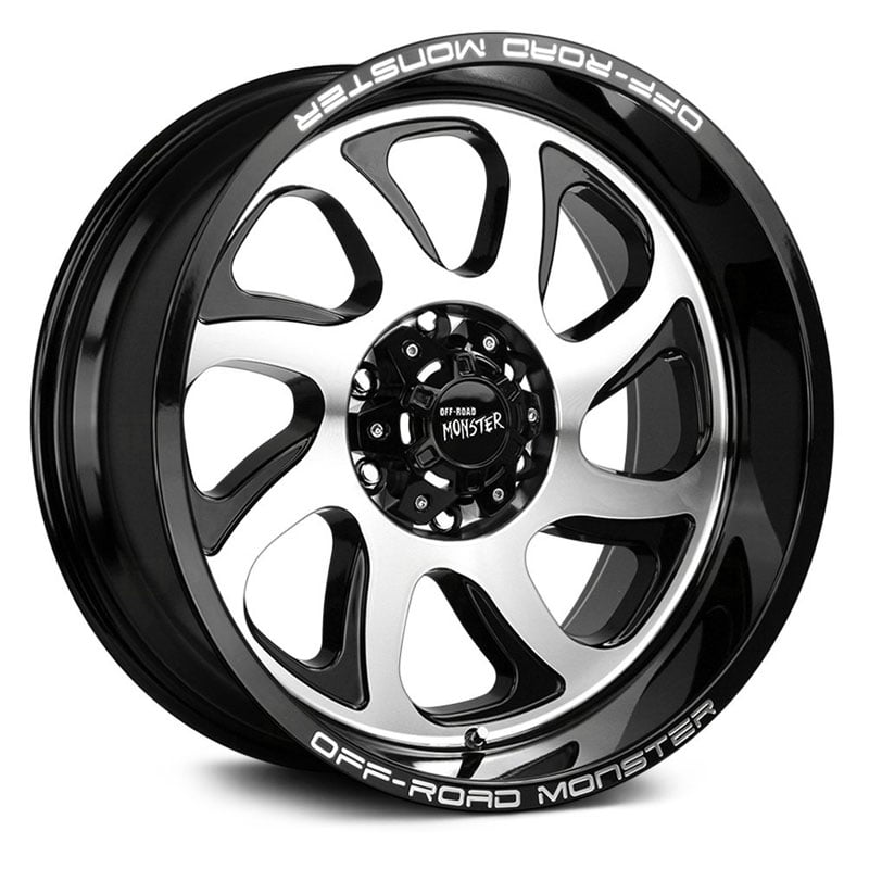 Off-Road Monster M22  Wheels Gloss Black Machined