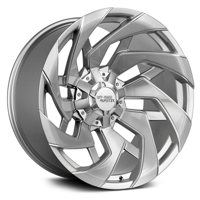 Off-Road Monster M24  Wheels Brushed Silver