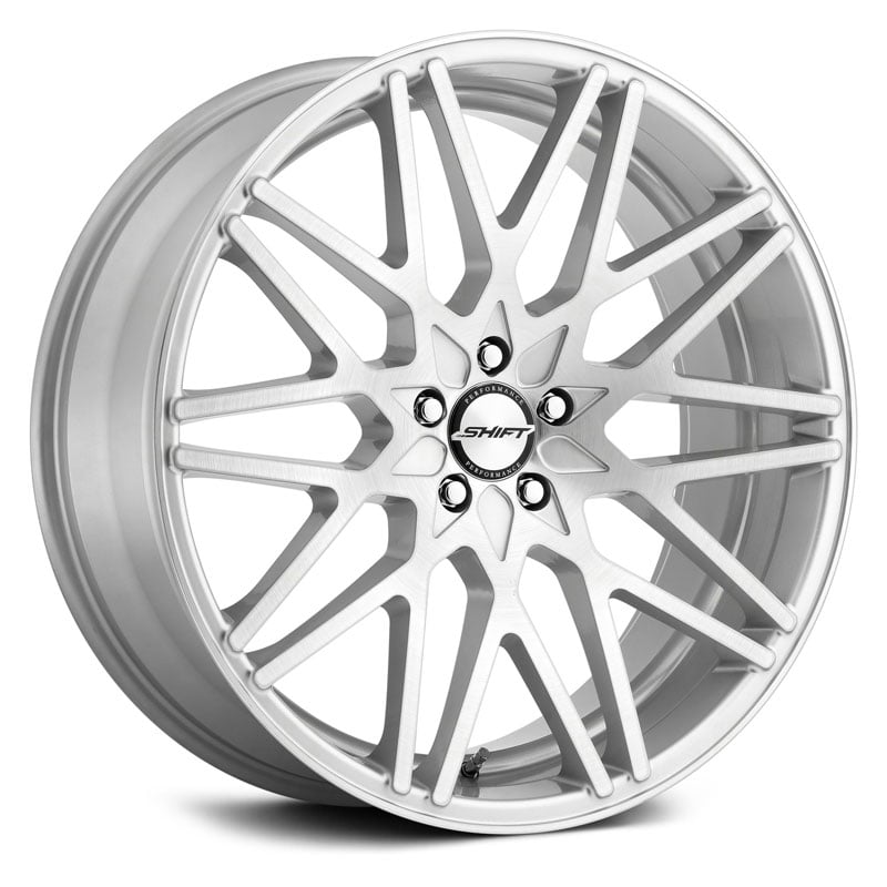 22x9 Shift Formula Brushed Faced Silver MID