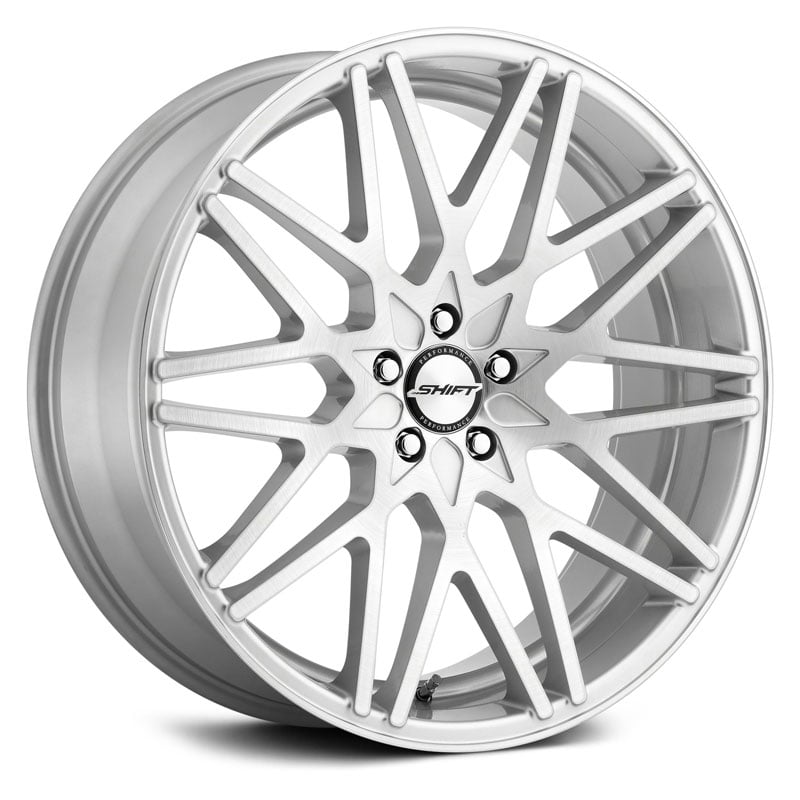 22x9 Shift Formula Brushed Faced Silver RWD