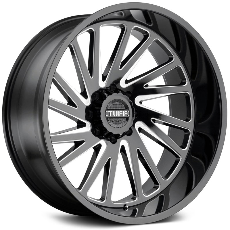 Tuff All Terrain T2A Gloss Black w/ Milled Spokes