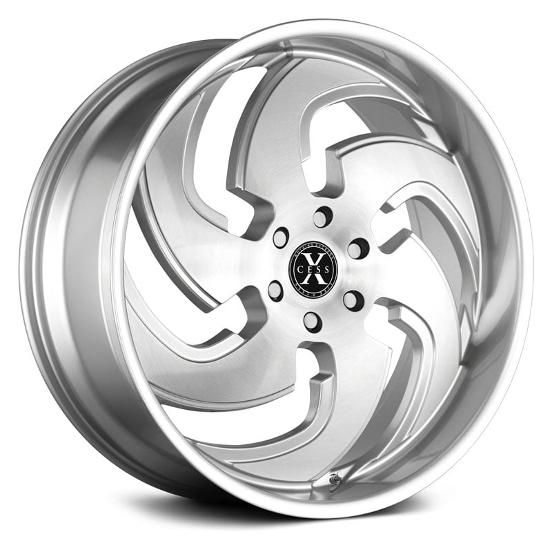Xcess X03  Wheels Brushed Face Silver 