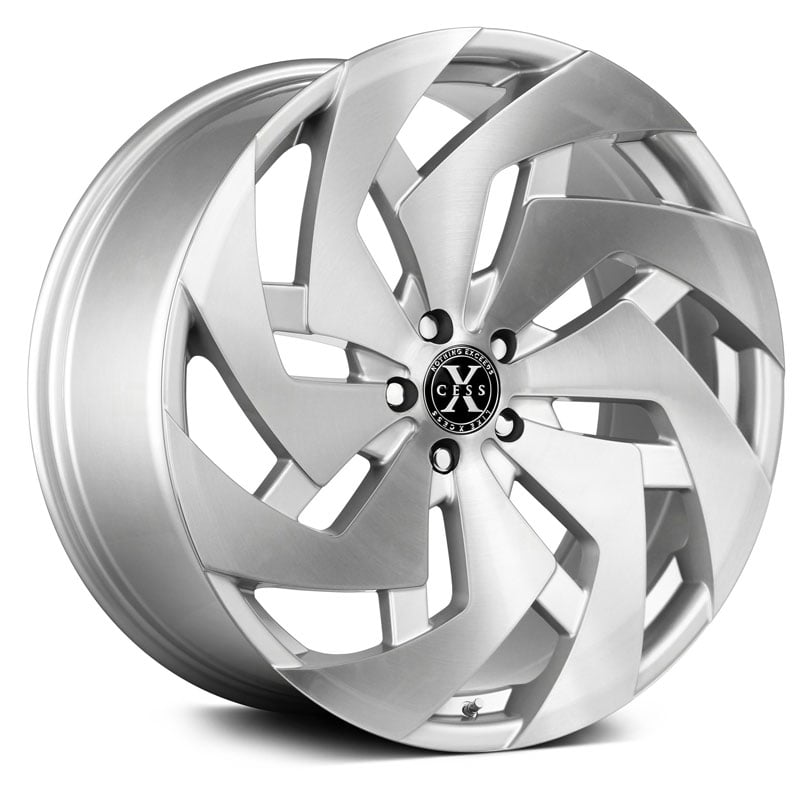 Xcess X04  Wheels Brushed Face Silver 