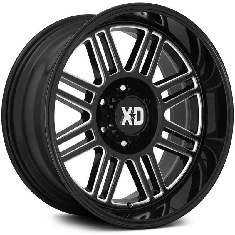 20x9 XD Series XD850 Cage Gloss Black Milled RWD