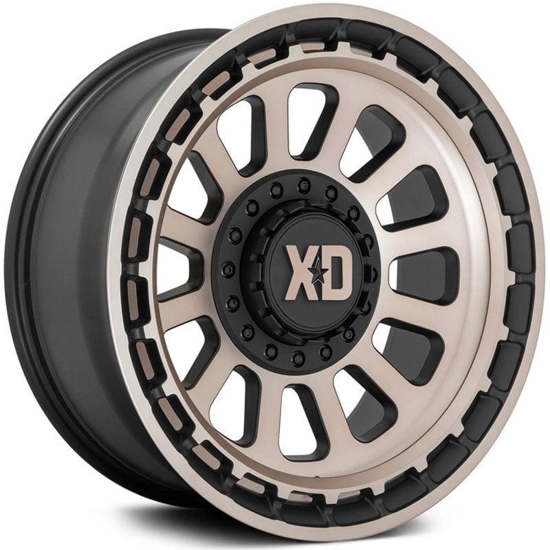 XD Series XD856 Omega  Wheels Satin Black With Bronze Tint