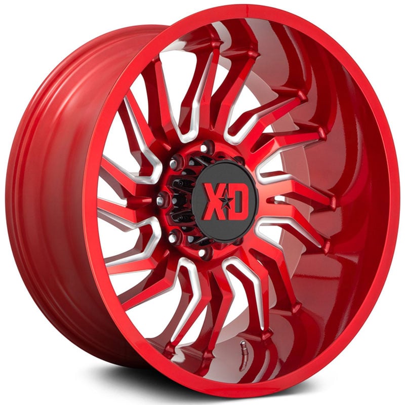 XD Series XD858 Tension  Wheels Candy Red Milled