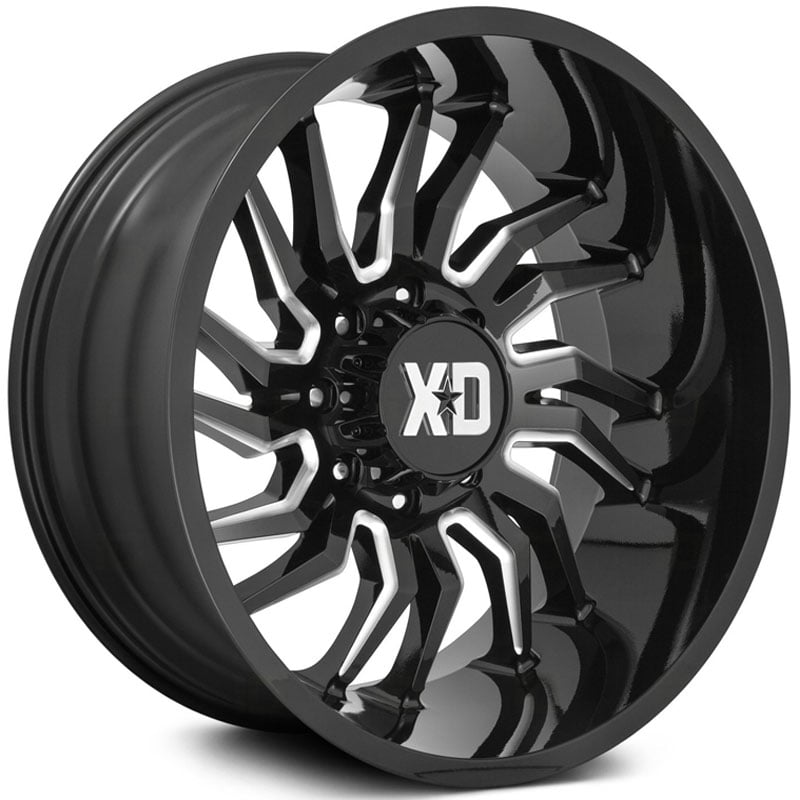 XD Series XD858 Tension  Wheels Gloss Black Milled
