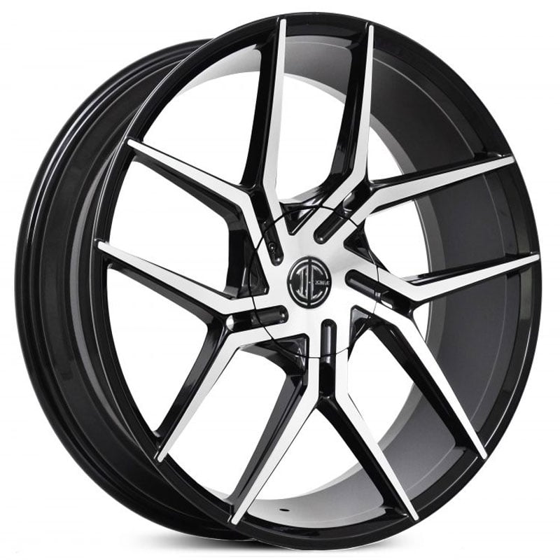 22x9 2Crave No.51 Glossy Black Machined Face RWD