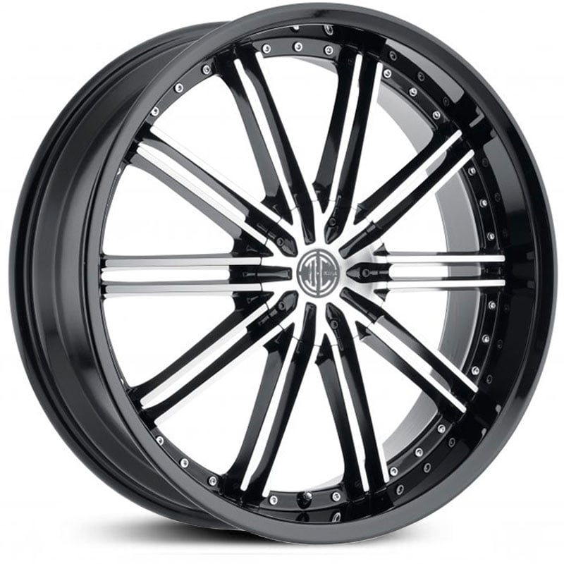 2Crave No.53  Wheels Gloss Black Machined Face