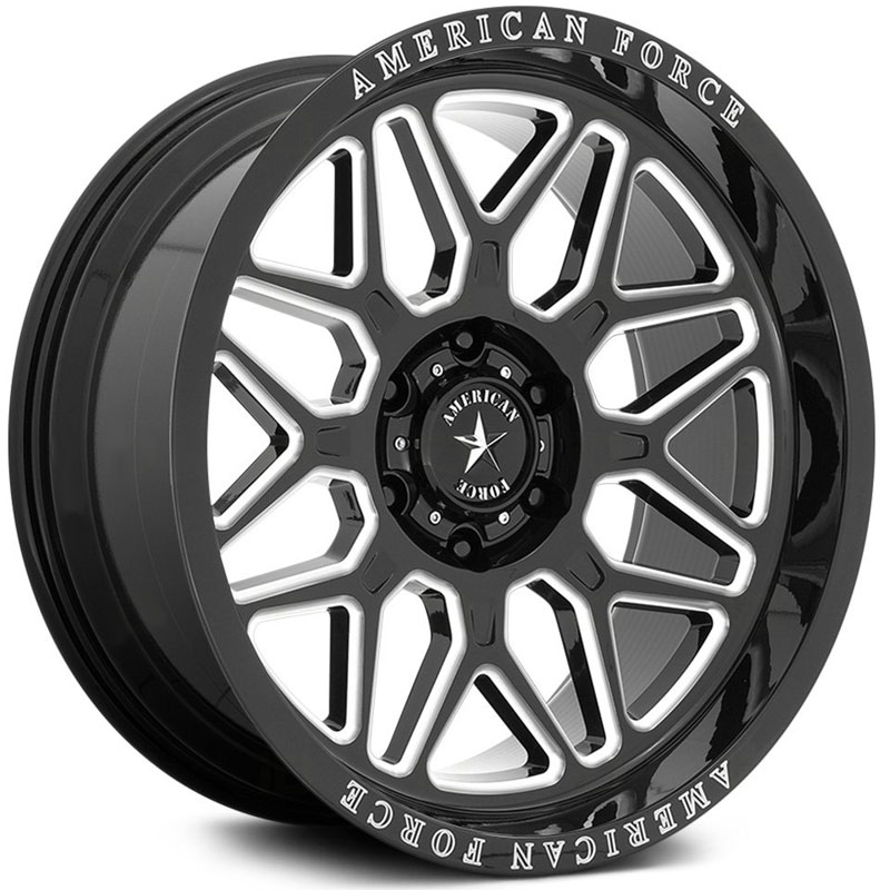 American Force - Force Form AC001 Rush  Wheels Gloss Black Milled