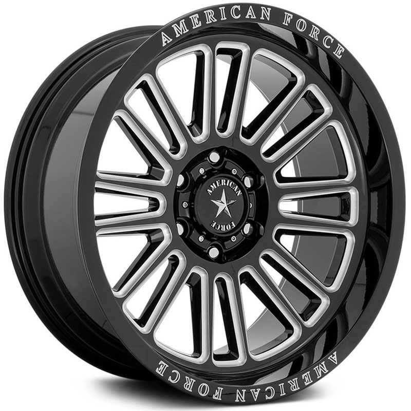 American Force - Force Form AC003 Weapon  Wheels Gloss Black Milled