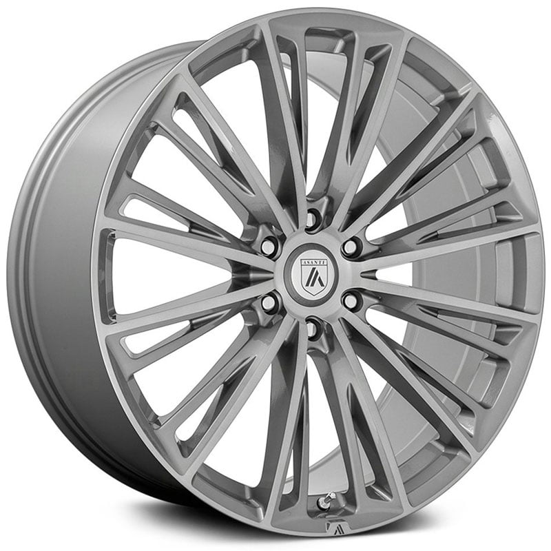 Asanti Black Label ABL-30 Corona  Wheels Titanium Brushed