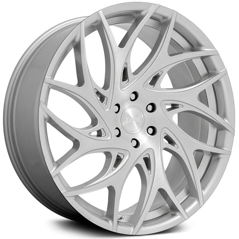 Dub S261 G.O.A.T  Wheels Silver Brushed Face