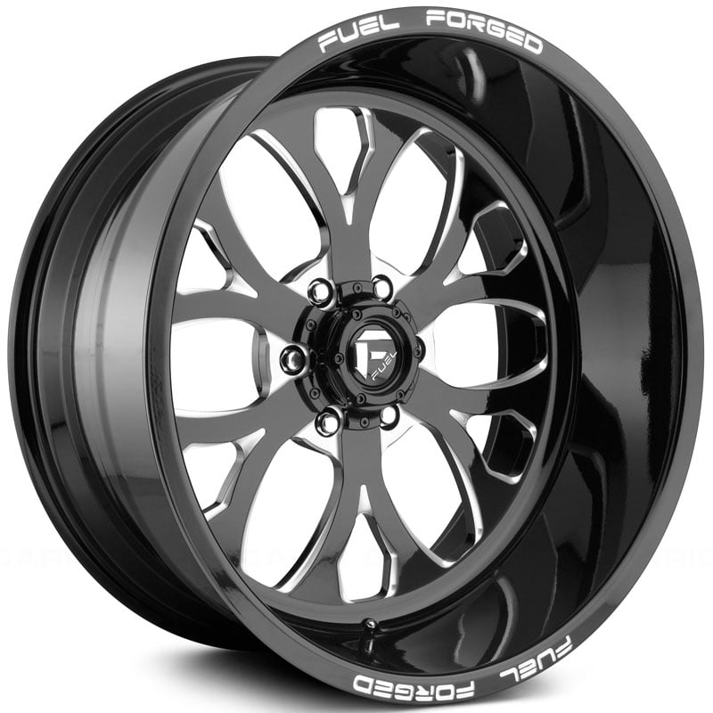 Fuel Forged FF58  Wheels Gloss Black Milled
