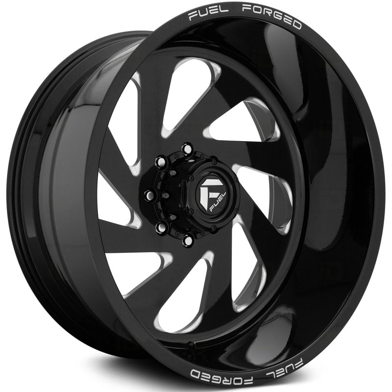Fuel Forged FF72  Wheels Gloss Black Milled