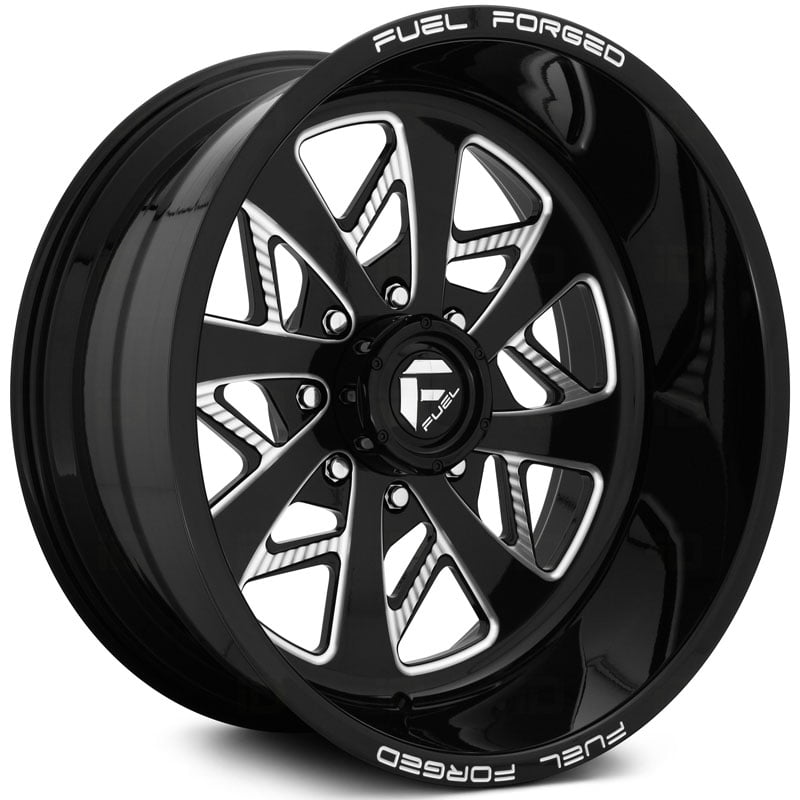 Fuel Forged FF78  Wheels Gloss Black Milled